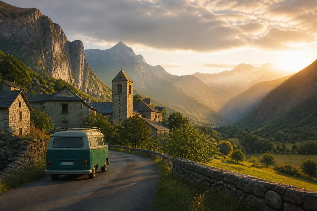 Road trip Pyrénées 3 jours : notre itinéraire en van entre montagnes et villages authentiques