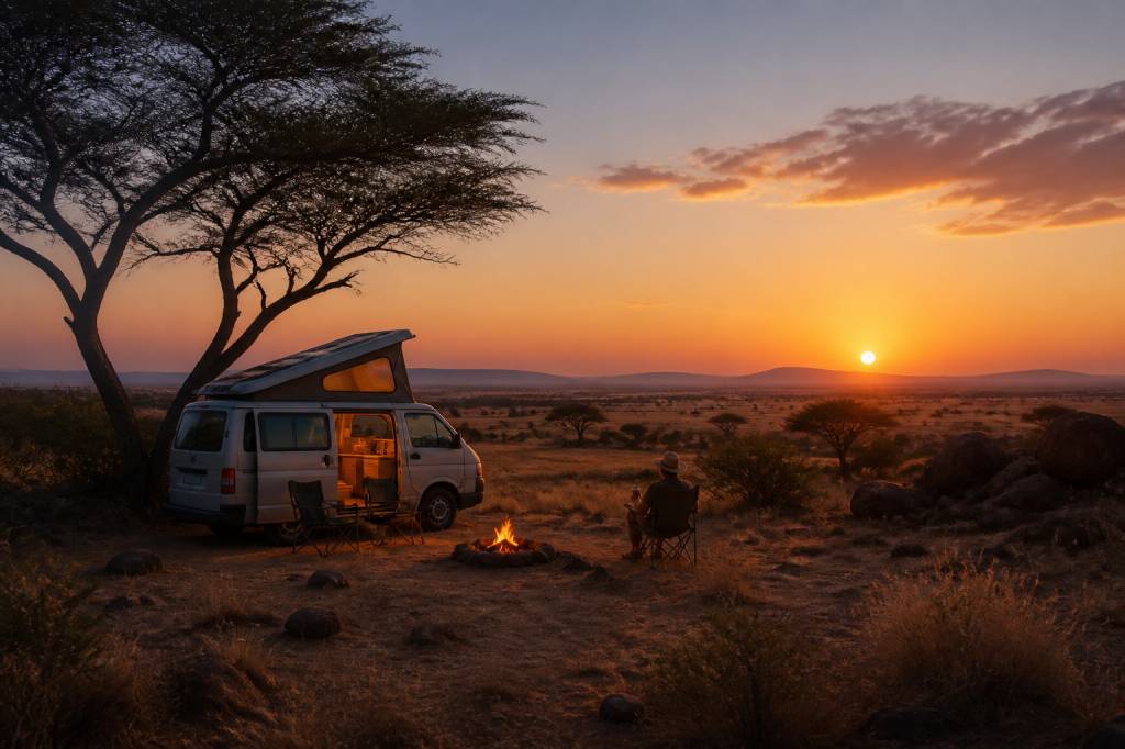 Spot vanlife en Afrique : nos plus beaux bivouacs en van hors des sentiers battus