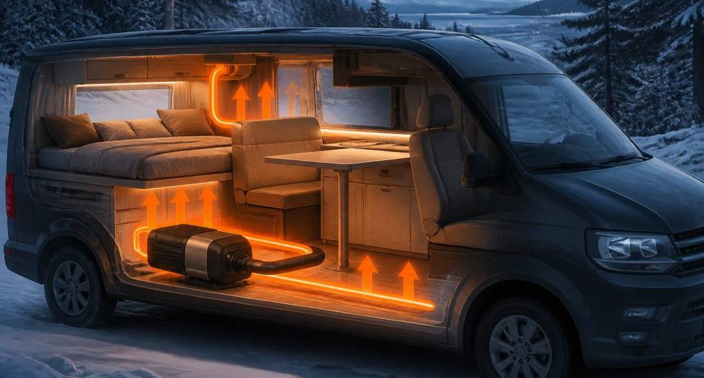 Chauffage stationnaire Volkswagen : notre guide pour voyager au chaud en van