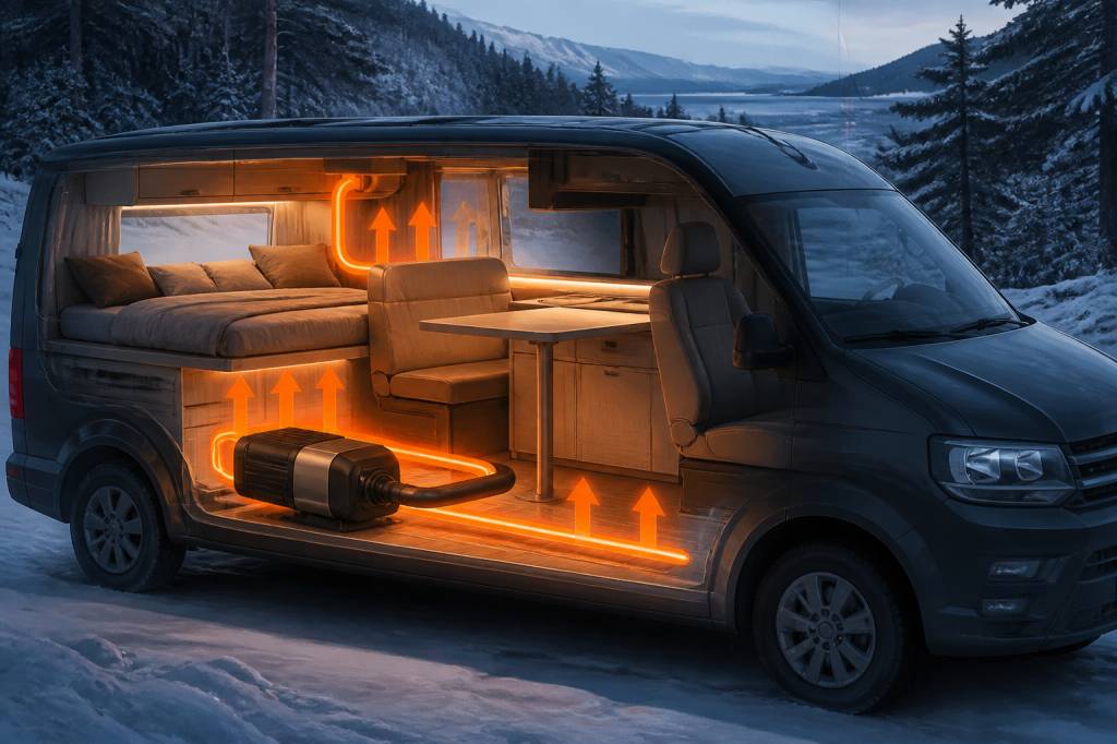Chauffage stationnaire Volkswagen : notre guide pour voyager au chaud en van