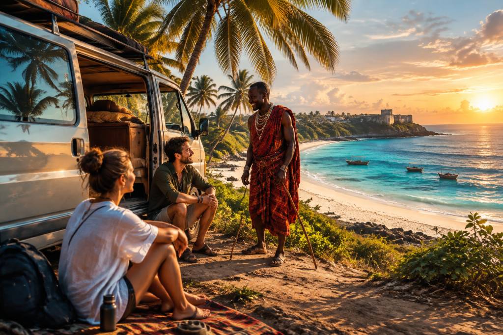 Mombasa Beach Kenya : notre escapade en van entre plages paradisiaques et rencontres authentiques