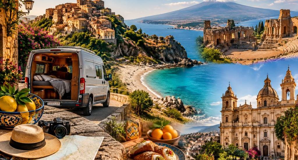 Sicile en van : notre itinéraire entre villages perchés, plages sauvages et trésors culturels