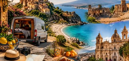 Sicile en van : notre itinéraire entre villages perchés, plages sauvages et trésors culturels