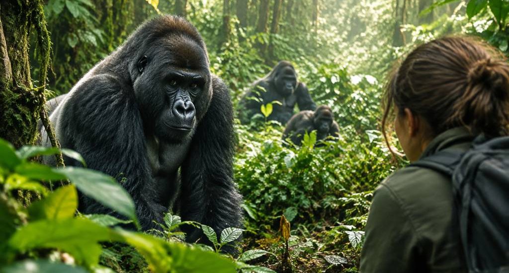 Observer les gorilles en Afrique : notre rencontre inoubliable au cœur de la forêt tropicale