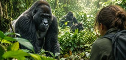 Observer les gorilles en Afrique : notre rencontre inoubliable au cœur de la forêt tropicale