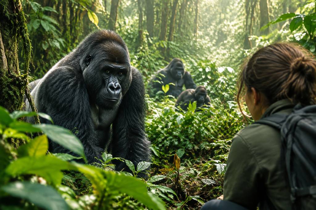 Observer les gorilles en Afrique : notre rencontre inoubliable au cœur de la forêt tropicale