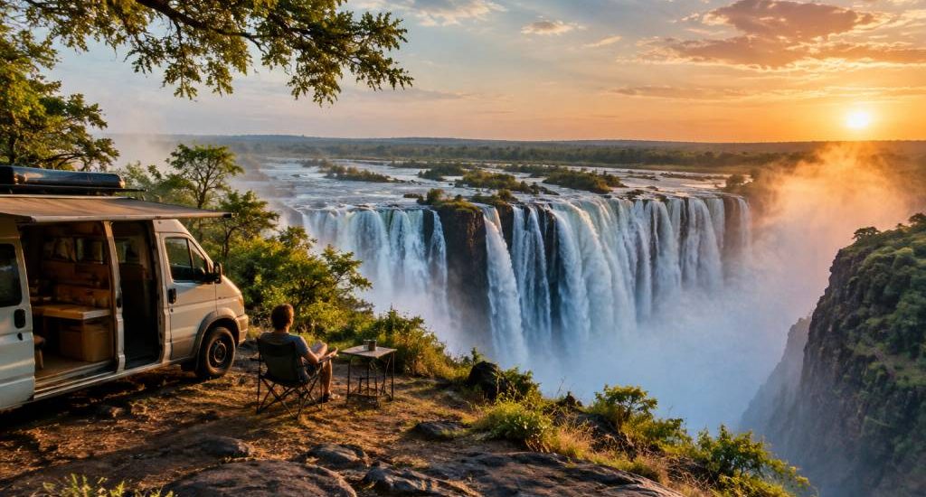 Victoria Falls en Zambie : notre aventure en van face aux chutes les plus spectaculaires d’Afrique