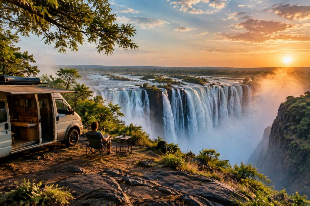 Victoria Falls en Zambie : notre aventure en van face aux chutes les plus spectaculaires d’Afrique