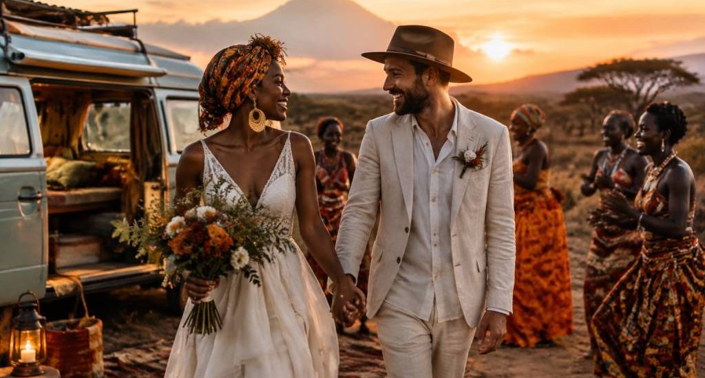 Mariage en Afrique : une célébration inoubliable au cœur de notre voyage en van