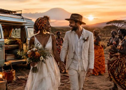Mariage en Afrique : une célébration inoubliable au cœur de notre voyage en van